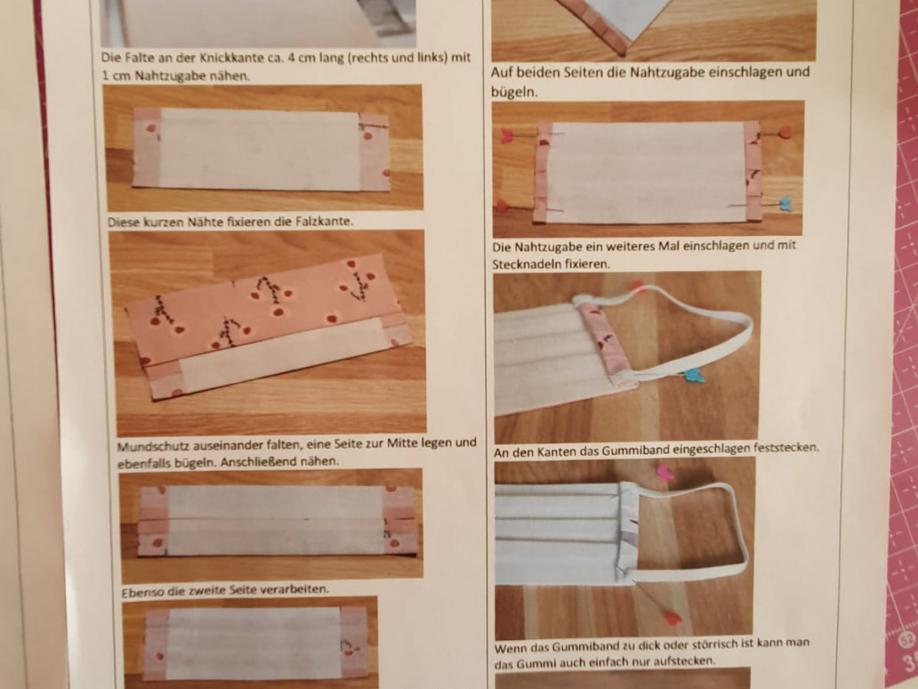 Aufruf zur Mundschutznähaktion