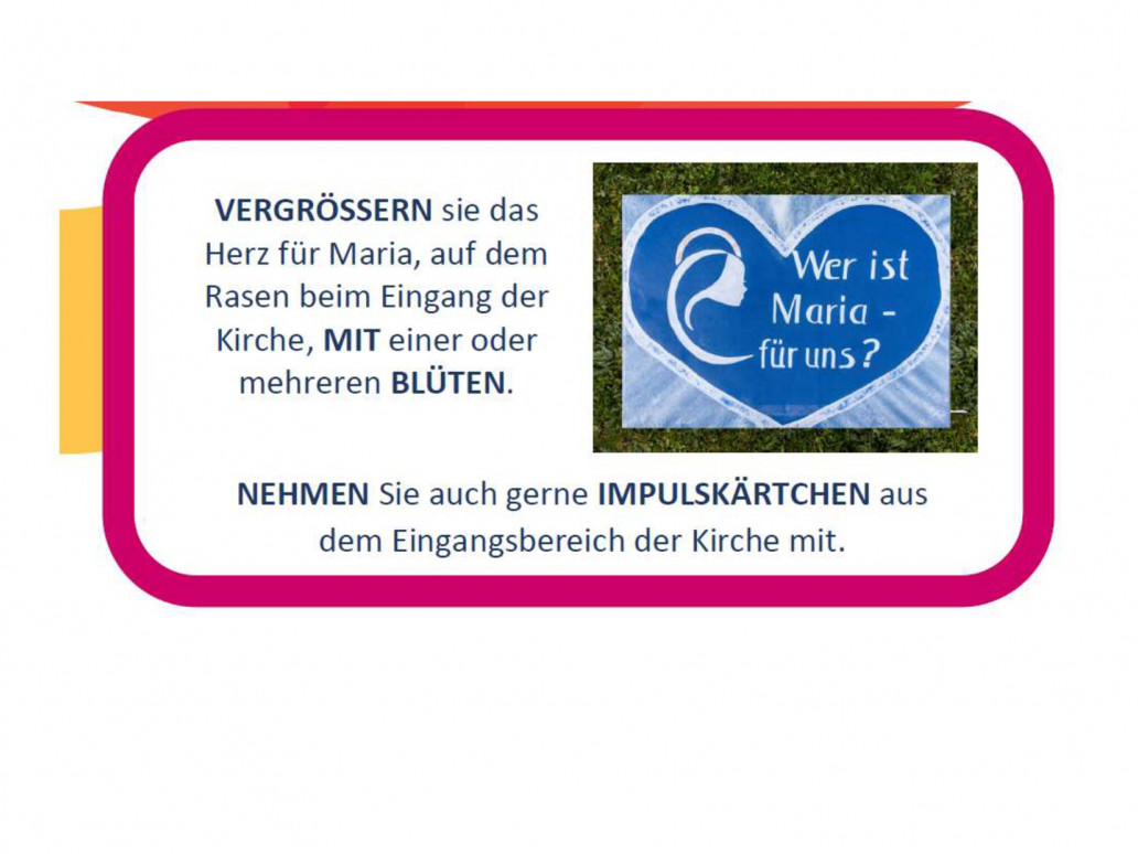 Blumenmandala für Maria