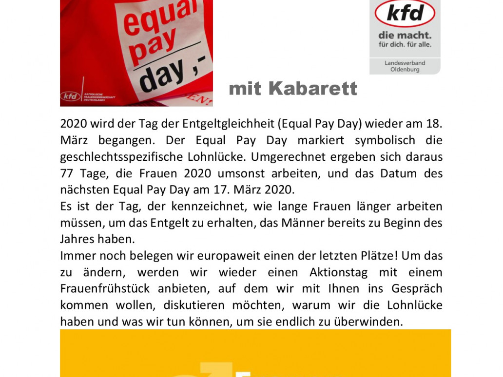 Frauenfrühstück zum EqualPayDay